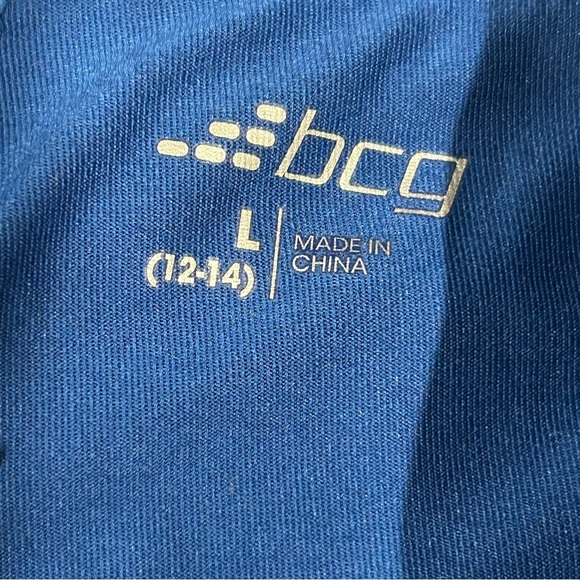 Bundle of 2 BCG tennis skirts YL w/shorts under Royal & white Preowned EUC - Picture 3 of 9